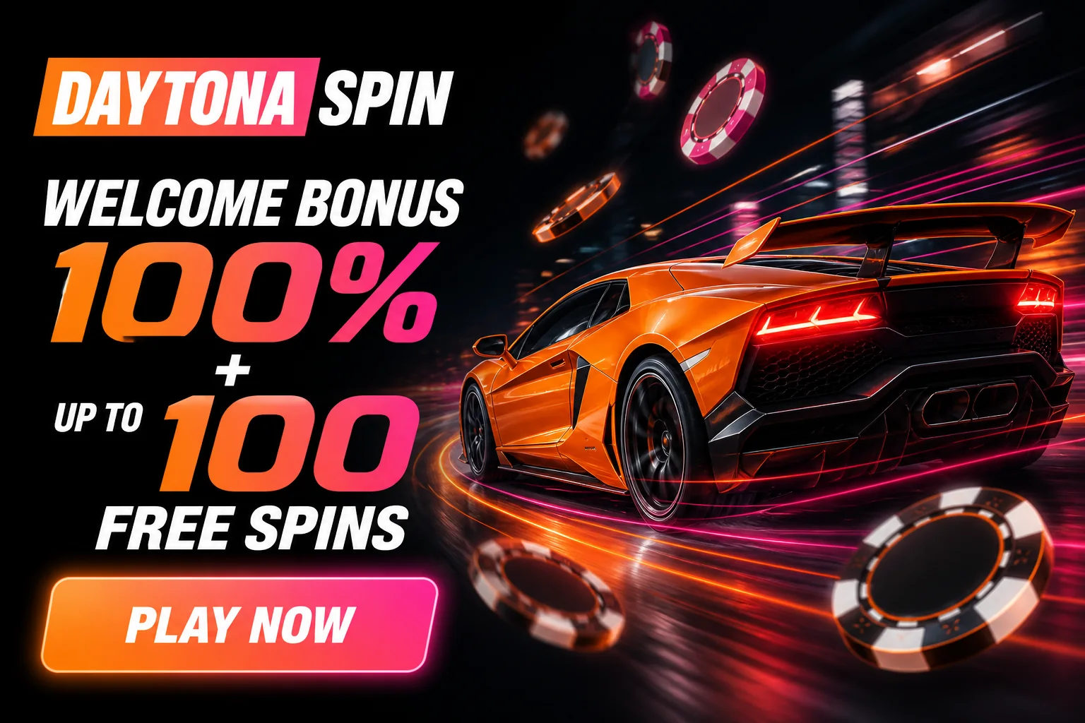 Daytona Spin casino promotion